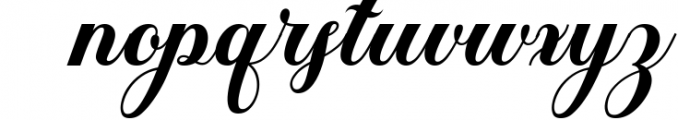 Brailganta Script 1 Font LOWERCASE