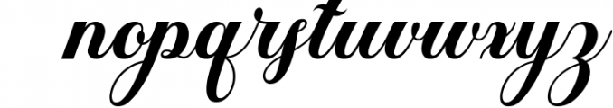 Brailganta Script Font LOWERCASE