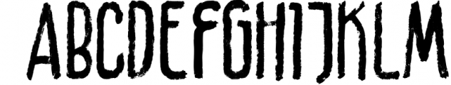 Braleno - Condensed SVG Font Font UPPERCASE