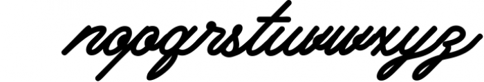 Bratayudha - Monoline Script Font LOWERCASE