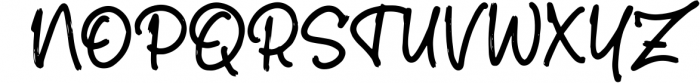 Breadfast - a Handwritten Font Font UPPERCASE