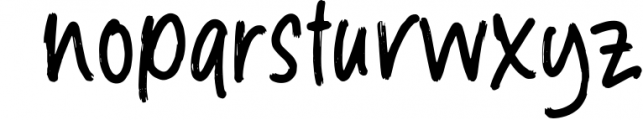 Breadfast - a Handwritten Font Font LOWERCASE