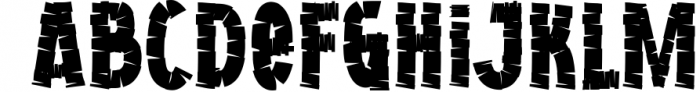 Break Parquet Font LOWERCASE