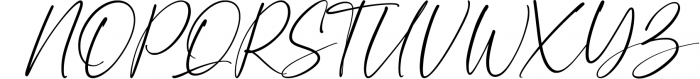 Breattogis // Modern Script Font Font UPPERCASE