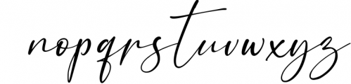 Breattogis // Modern Script Font Font LOWERCASE