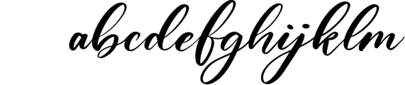 Brelind modern calligraphy Font LOWERCASE
