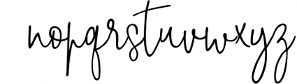 Bright side signature script font+ logos Font LOWERCASE