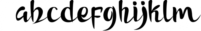 Brightline Modern Calligraphy Font LOWERCASE