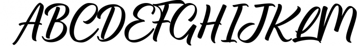 Brillotus - Hand lettered Font 1 Font UPPERCASE