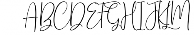 Brittaney - Modern Calligraphy Font Font UPPERCASE