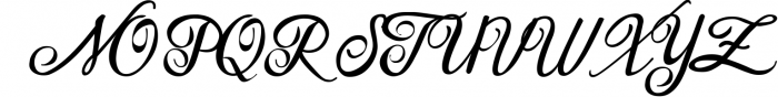 Brittania Modern Handwritten Font UPPERCASE
