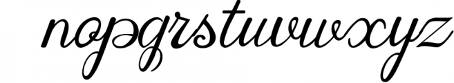 Brittania Modern Handwritten Font LOWERCASE