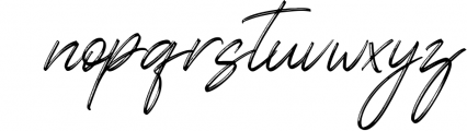 Brokllyng Brush Signature 2 Font LOWERCASE