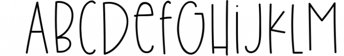 Brolly Fight, an off kilter font 1 Font LOWERCASE