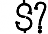 Brownie Stencil - Slab Serif Stencil Font Font OTHER CHARS