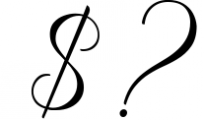 Brunella Script Font OTHER CHARS