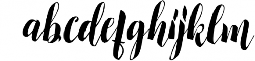 Bruselo  Script Font LOWERCASE