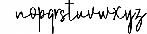 Brush Wayne Signature and Sans Font LOWERCASE