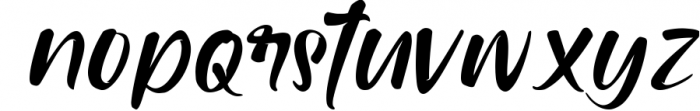 bridamount - a Smooth Handwritten font with extras Font LOWERCASE
