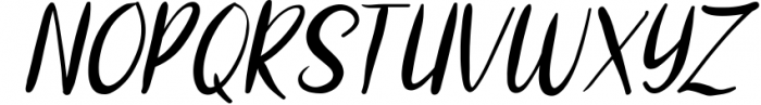 brushgyo typeface Font UPPERCASE