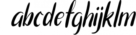 brushgyo typeface Font LOWERCASE
