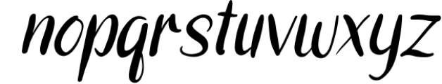 brushgyo typeface Font LOWERCASE