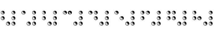 BRAILLE TAIJITU Font OTHER CHARS