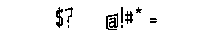 BRASILCAO Font OTHER CHARS
