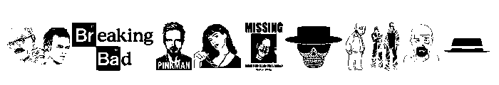 BREAKING BAD Font OTHER CHARS
