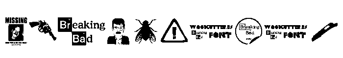 BREAKING BAD Font OTHER CHARS