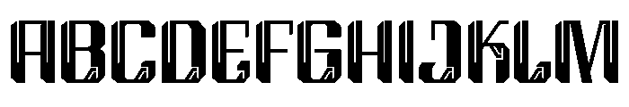 BREKGUtrial Regular Font UPPERCASE
