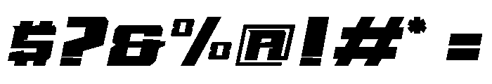BRIGDE RACE Regular Font OTHER CHARS