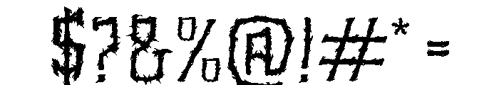 BRISICK Font OTHER CHARS