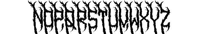 BRISICK Font UPPERCASE