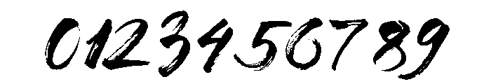 BROC Regular Font OTHER CHARS