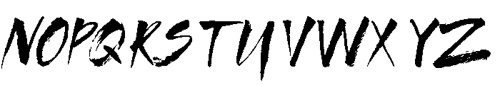 BROC Regular Font UPPERCASE