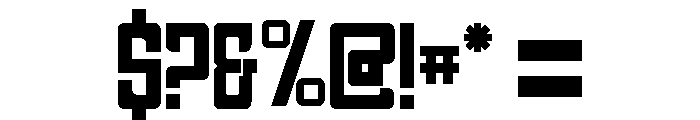 BRONSHONA_1 Font OTHER CHARS