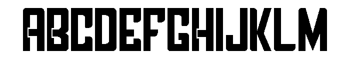 BRONSHONA_1 Font UPPERCASE