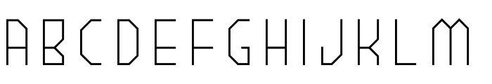 BROWNIElight Font UPPERCASE