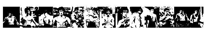 BRUCE LEE Font LOWERCASE