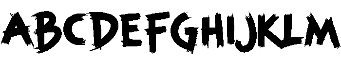 BRUSHIA Font UPPERCASE