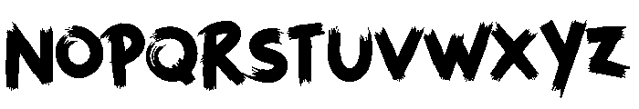BRUSHIA Font LOWERCASE