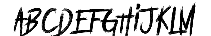 BRUTALItY YOURS - DEMO Font UPPERCASE