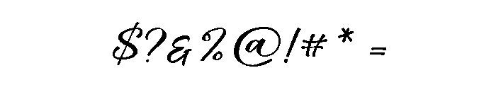 Bracket Font OTHER CHARS