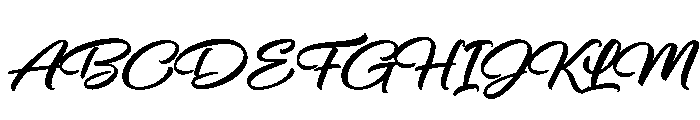 Bracket Font UPPERCASE