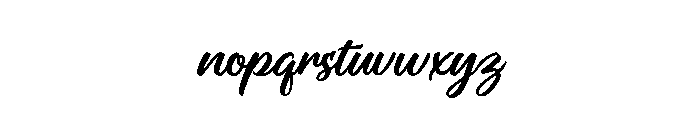 Bracket Font LOWERCASE