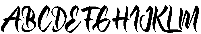 Bracknell F Demo Font UPPERCASE