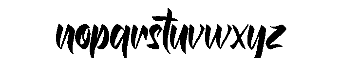 Bracknell F Demo Font LOWERCASE
