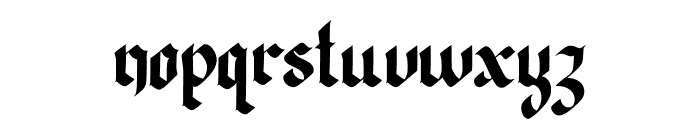 Brackvold Font LOWERCASE