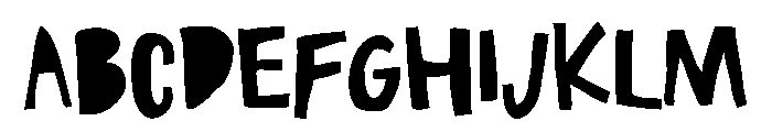 Brada Font UPPERCASE